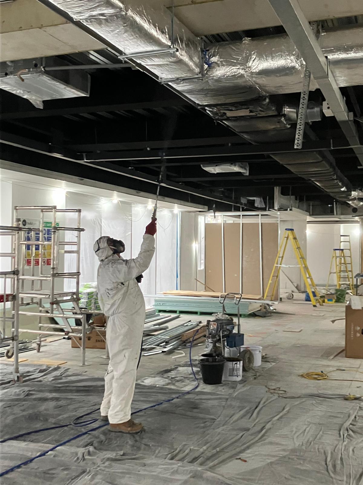 Void and ceiling works